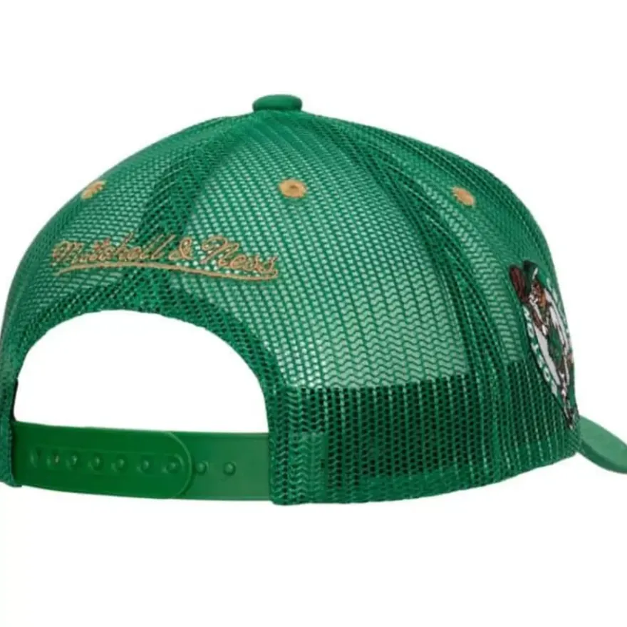 Mitchell & Ness Snapback-Team Seal Trucker Snapback Boston Celtics