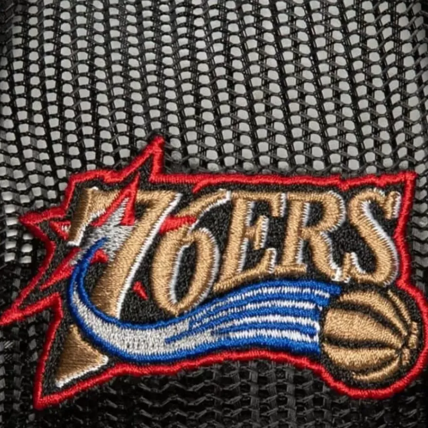 Mitchell & Ness Snapback-Team Seal Trucker Snapback Hwc Philadelphia 76Ers