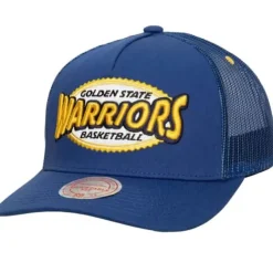 Mitchell & Ness Snapback-Team Seal Trucker Snapback Hwc Golden State Warriors