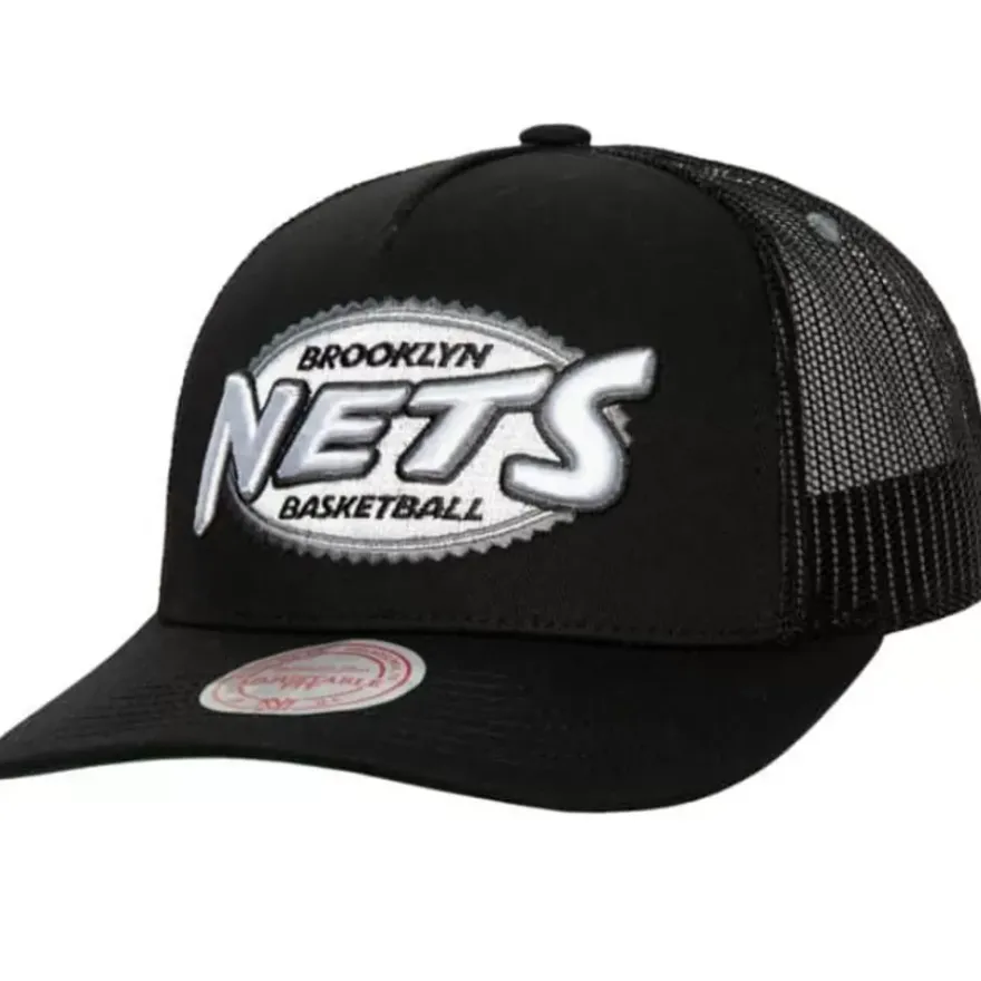 Mitchell & Ness Snapback-Team Seal Trucker Snapback Brooklyn Nets