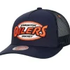 Mitchell & Ness Snapback-Team Seal Trucker Snapback Vintage Edmonton Oilers