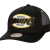 Mitchell & Ness Snapback-Team Seal Trucker Snapback Vintage Boston Bruins