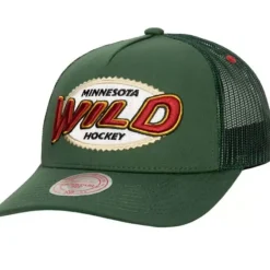Mitchell & Ness Snapback-Team Seal Trucker Snapback Minnesota Wild