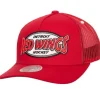 Mitchell & Ness Snapback-Team Seal Trucker Snapback Vintage Detroit Red Wings