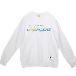 Mitchell & Ness Hoodies & Sweatshirts-Team Wordmark 2 Crew San Diego Chargers