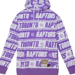 Mitchell & Ness Hoodies & Sweatshirts-Teamwrap Hoodie Toronto Raptors