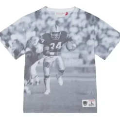 Mitchell & Ness T-Shirts & Tops-4Th And Goal Sublimated S/S Tee Los Angeles Raiders Bo Jackson