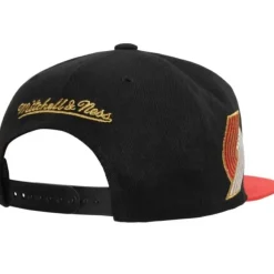 Mitchell & Ness Snapback-75Th Anniversary Gold Snapback Portland Trail Blazers