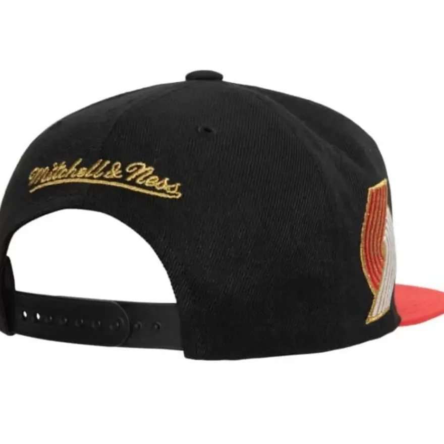 Mitchell & Ness Snapback-75Th Anniversary Gold Snapback Portland Trail Blazers