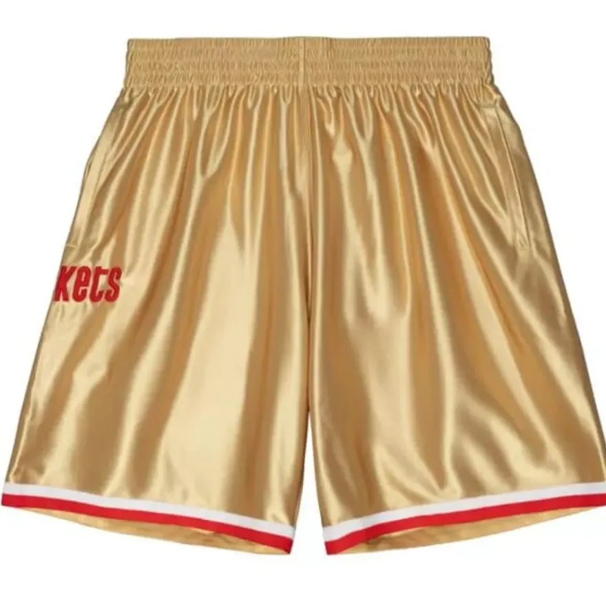 Mitchell & Ness Nba Swingman-75Th Anniversary Gold Swingman Houston Rockets 1993-94 Shorts