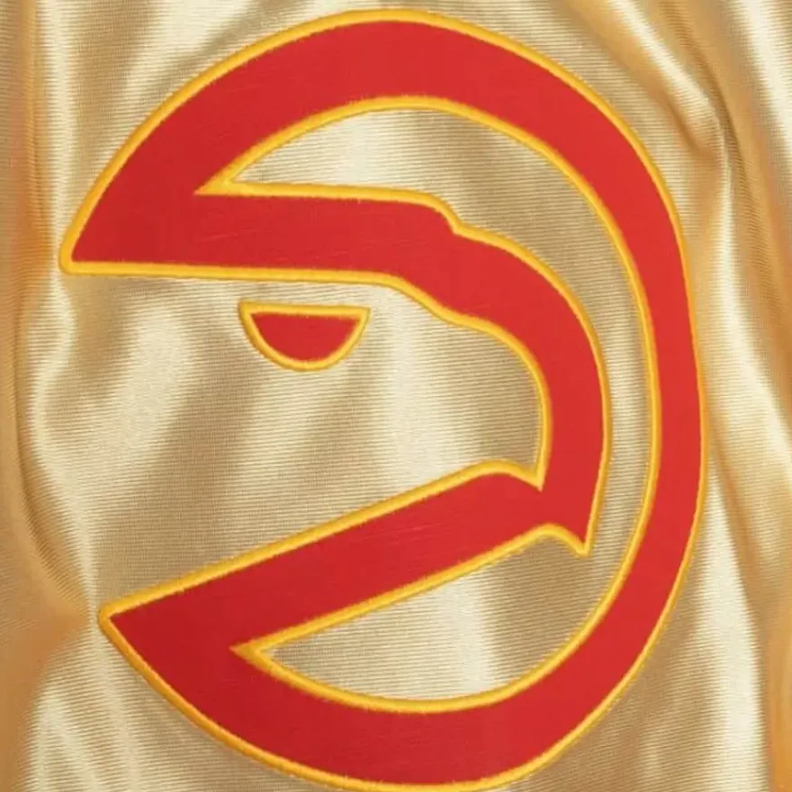 Mitchell & Ness Nba Swingman-75Th Anniversary Gold Swingman Atlanta Hawks 1996-97 Shorts