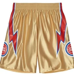 Mitchell & Ness Nba Swingman-75Th Anniversary Gold Swingman Detroit Pistons 1978-79 Shorts