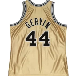Mitchell & Ness Nba Swingman-75Th Anniversary Gold Swingman George Gervin San Antonio Spurs 1977-78 Jersey