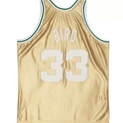 Mitchell & Ness Nba Swingman-75Th Anniversary Gold Swingman Larry Bird Boston Celtics 1985-86 Jersey