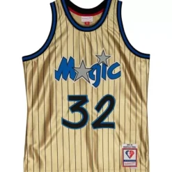 Mitchell & Ness Nba Swingman-75Th Anniversary Gold Swingman Shaquille O'Neal Orlando Magic 1993-94 Jersey