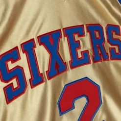 Mitchell & Ness Nba Swingman-75Th Anniversary Gold Swingman Moses Malone Philadelphia 76Ers 1982-83 Jersey