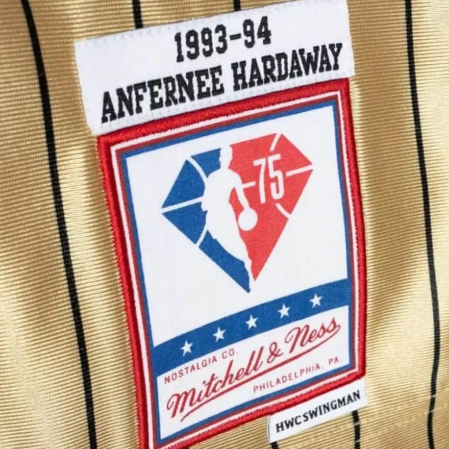 Mitchell & Ness Nba Swingman-75Th Anniversary Gold Swingman Penny Hardaway Orlando Magic 1993-94 Jersey