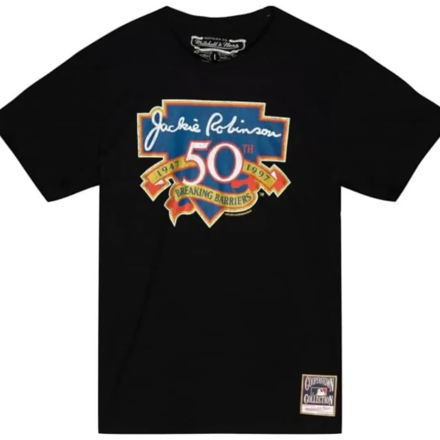 Mitchell & Ness T-Shirts & Tops-50Th Anniversary Tee Brooklyn Dodgers Jackie Robinson