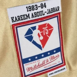 Mitchell & Ness Nba Swingman-75Th Gold Swingman Kareem Abdul-Jabbar Los Angeles Lakers 1983 Jersey