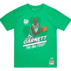 Mitchell & Ness T-Shirts & Tops-The Big Ticket Tee Boston Celtics Kevin Garnett