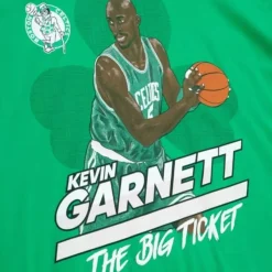 Mitchell & Ness T-Shirts & Tops-The Big Ticket Tee Boston Celtics Kevin Garnett