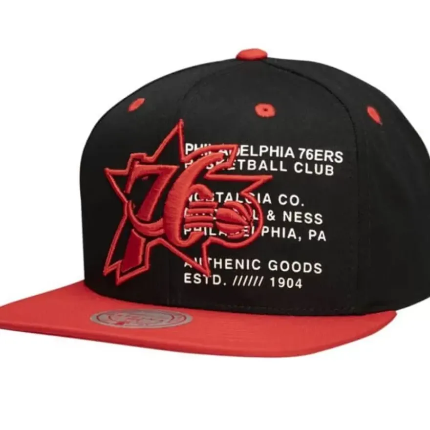 Mitchell & Ness Snapback-The Info Snapback Hwc Philadelphia 76Ers
