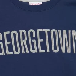 Mitchell & Ness Hoodies & Sweatshirts-There And Back Fleece Crew Georgetown University