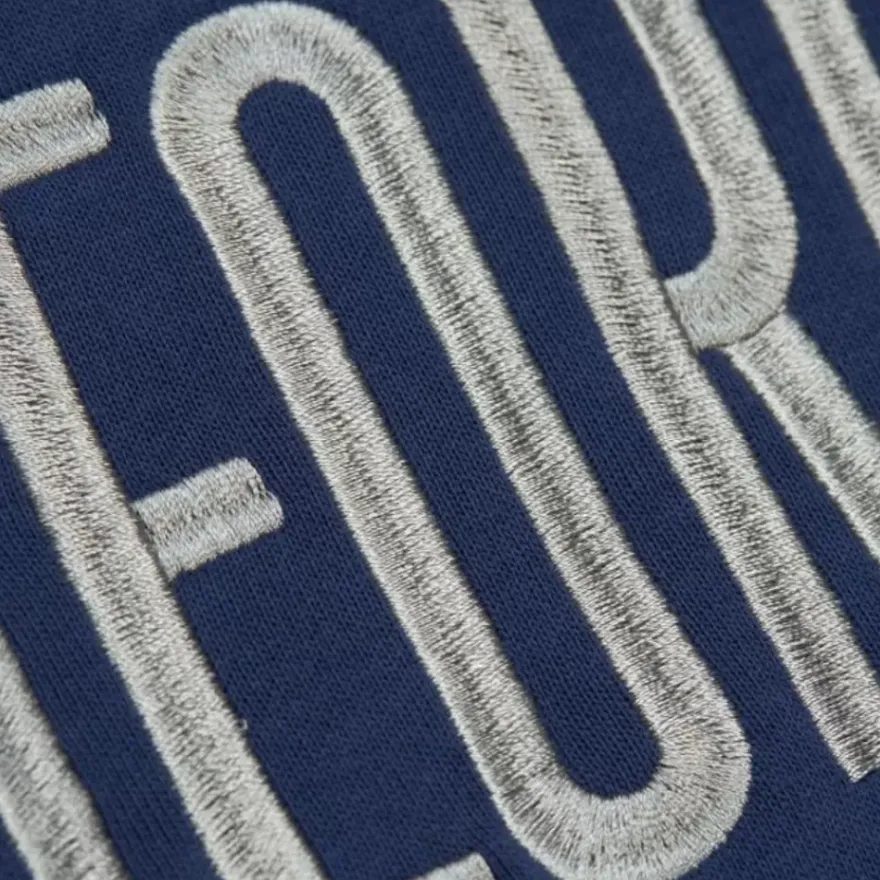 Mitchell & Ness Hoodies & Sweatshirts-There And Back Fleece Crew Georgetown University