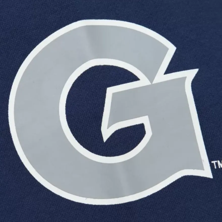 Mitchell & Ness Hoodies & Sweatshirts-There And Back Fleece Crew Georgetown University