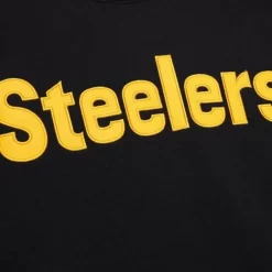 Mitchell & Ness Hoodies & Sweatshirts-There And Back Fleece Crew Pittsburgh Steelers