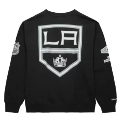 Mitchell & Ness Hoodies & Sweatshirts-There And Back Fleece Crew Current Logo Los Angeles Kings