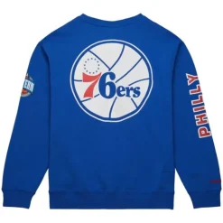Mitchell & Ness Hoodies & Sweatshirts-There And Back Fleece Crew Philadelphia 76Ers