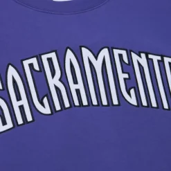 Mitchell & Ness Hoodies & Sweatshirts-There And Back Fleece Crew Sacramento Kings