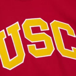 Mitchell & Ness Hoodies & Sweatshirts-There And Back Fleece Crew Current Logo Usc