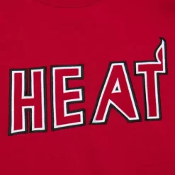 Mitchell & Ness Hoodies & Sweatshirts-There And Back Fleece Crew Miami Heat