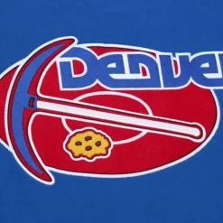 Mitchell & Ness Hoodies & Sweatshirts-There And Back Fleece Crew Denver Nuggets