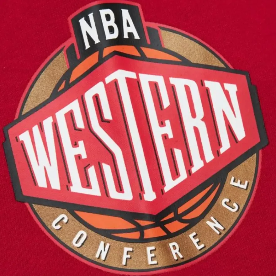 Mitchell & Ness Hoodies & Sweatshirts-There And Back Fleece Crew Houston Rockets