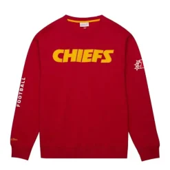 Mitchell & Ness Hoodies & Sweatshirts-There And Back Fleece Crew Kansas City Chiefs