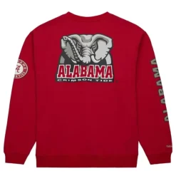Mitchell & Ness Hoodies & Sweatshirts-There And Back Fleece Crew Current Logo University Of Alabama