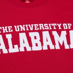 Mitchell & Ness Hoodies & Sweatshirts-There And Back Fleece Crew Current Logo University Of Alabama
