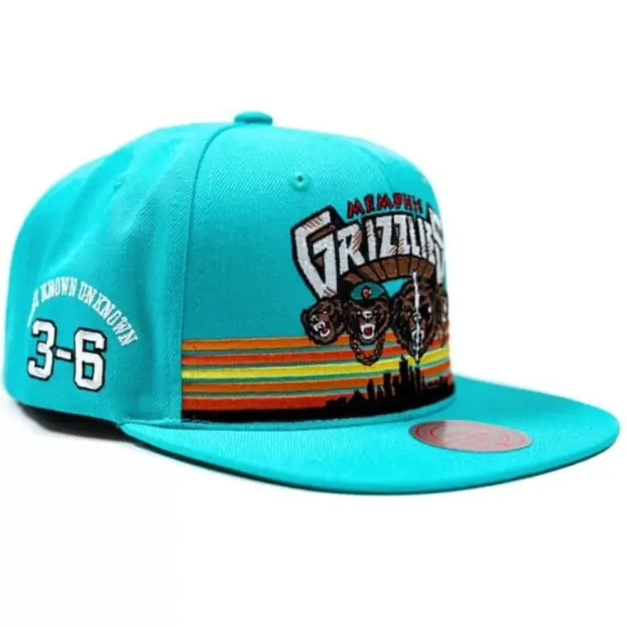 Mitchell & Ness Snapback-Three 6 Mafia X Br Nba Remix Snapback Vancouver Grizzlies
