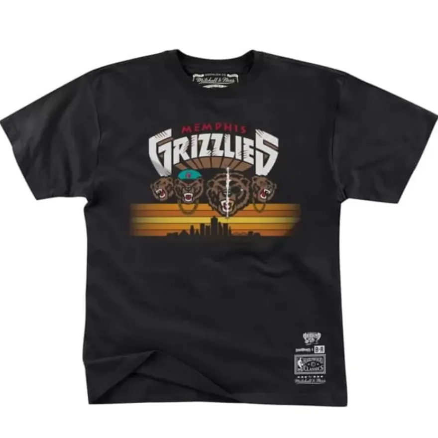 Mitchell & Ness T-Shirts & Tops-Three 6 Mafia X Br Remix Ss Tee Memphis Grizzlies