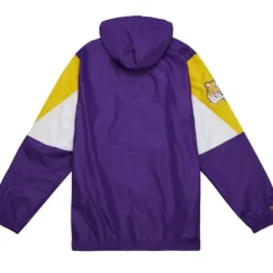 Mitchell & Ness Jackets & Outerwear-Throw It Back Full Zip Windbreaker Louisiana State University