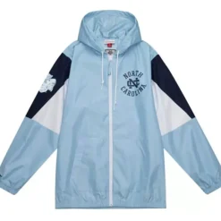 Mitchell & Ness Jackets & Outerwear-Throw It Back Full Zip Windbreaker University Of North Carolina
