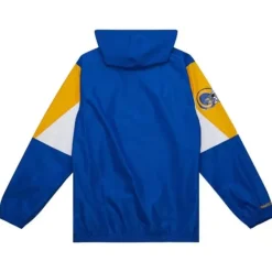 Mitchell & Ness Jackets & Outerwear-Throw It Back Full Zip Windbreaker Los Angeles Rams