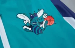 Mitchell & Ness Jackets & Outerwear-Throw It Back Full Zip Windbreaker Charlotte Hornets