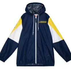 Mitchell & Ness Jackets & Outerwear-Throw It Back Full Zip Windbreaker University Of Michigan
