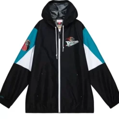 Mitchell & Ness Jackets & Outerwear-Throw It Back Full Zip Windbreaker Detroit Pistons