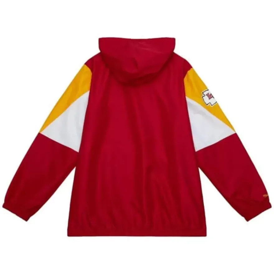 Mitchell & Ness Jackets & Outerwear-Throw It Back Full Zip Windbreaker Kansas City Chiefs
