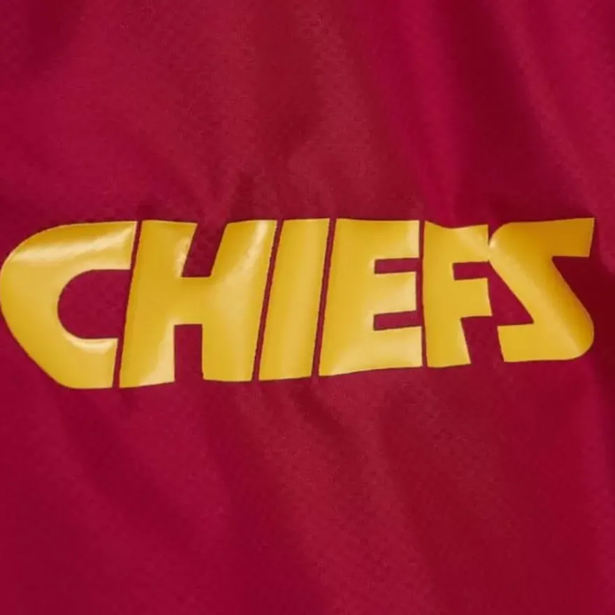 Mitchell & Ness Jackets & Outerwear-Throw It Back Full Zip Windbreaker Kansas City Chiefs